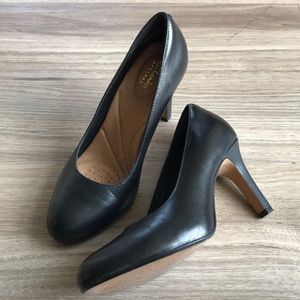 Clarks Artisan Black Pumps
